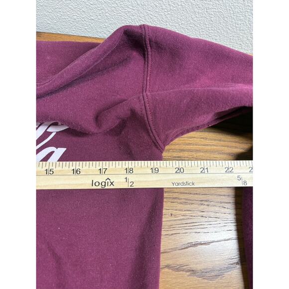 Coca Cola Sweatshirt Womens Size S Burgundy Retro Vintage Classic Y2K Crew - Picture 8 of 12